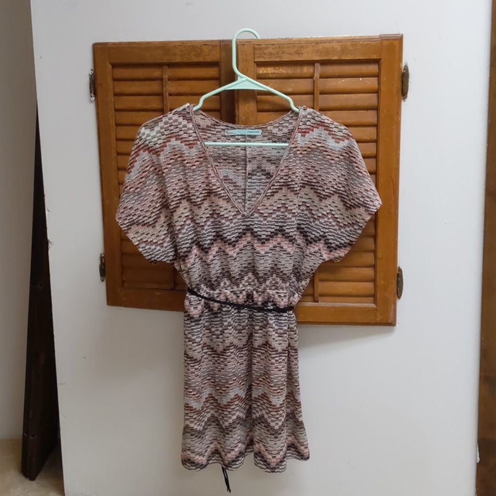 Cute patterned mini dress